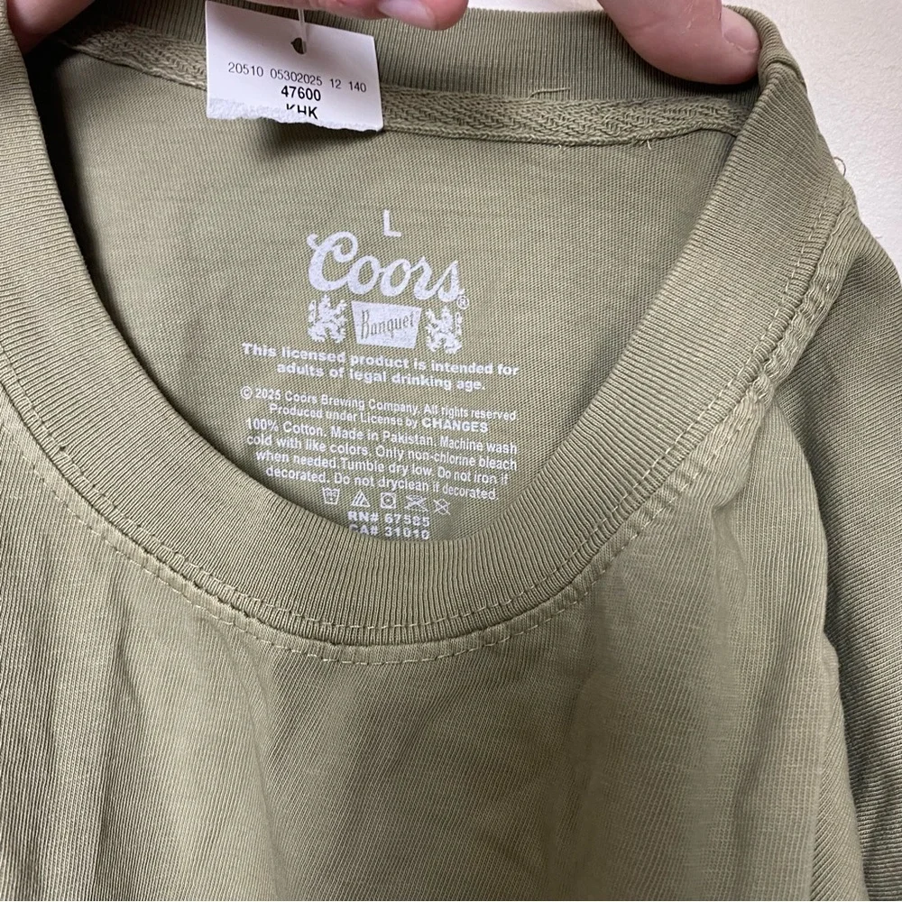 NWT Coors Banquet Cowboy Cattle T-Shirt L - Picture 4 of 4